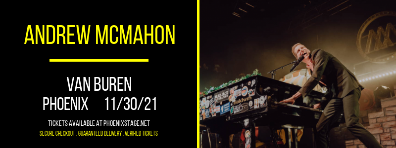 Andrew McMahon at Van Buren tickets Andrew McMahon at Van Buren