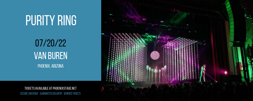 Purity Ring at Van Buren tickets Purity Ring at Van Buren