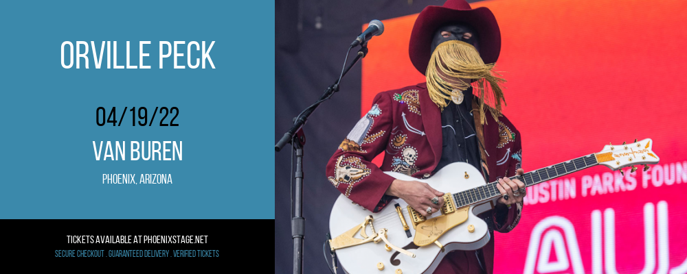 Orville Peck at Van Buren tickets Orville Peck at Van Buren
