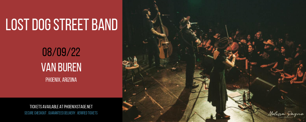 Lost Dog Street Band at Van Buren tickets Lost Dog Street Band at Van Buren