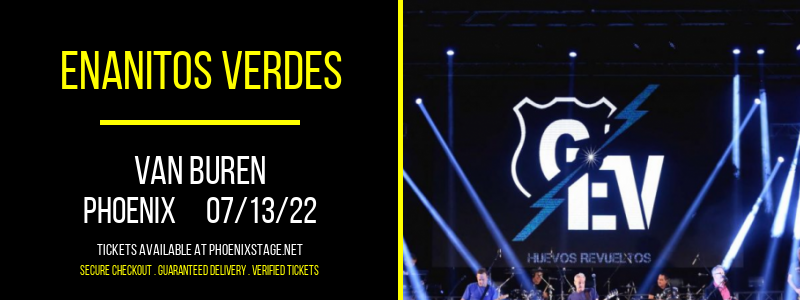 Enanitos Verdes at Van Buren tickets Enanitos Verdes at Van Buren