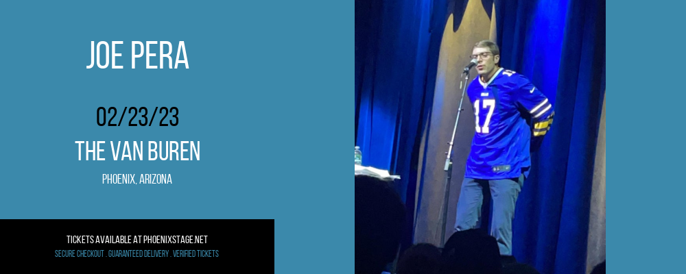 Joe Pera at Van Buren tickets Joe Pera at Van Buren