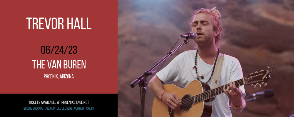 Trevor Hall at Van Buren tickets Trevor Hall at Van Buren