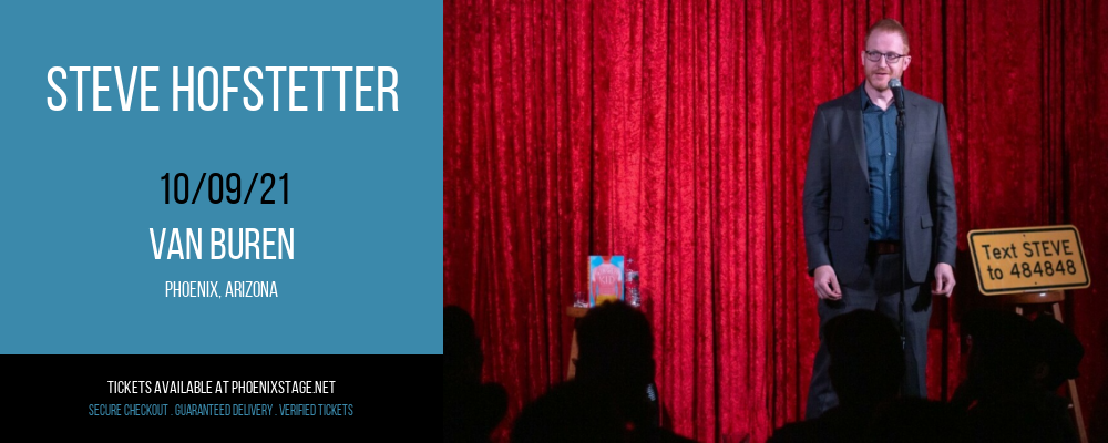 Steve Hofstetter at Van Buren tickets Steve Hofstetter at Van Buren