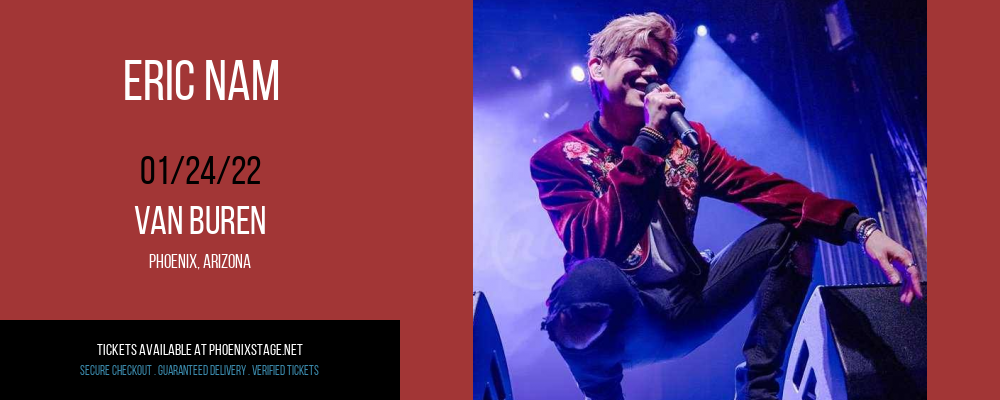 Eric Nam at Van Buren tickets Eric Nam at Van Buren