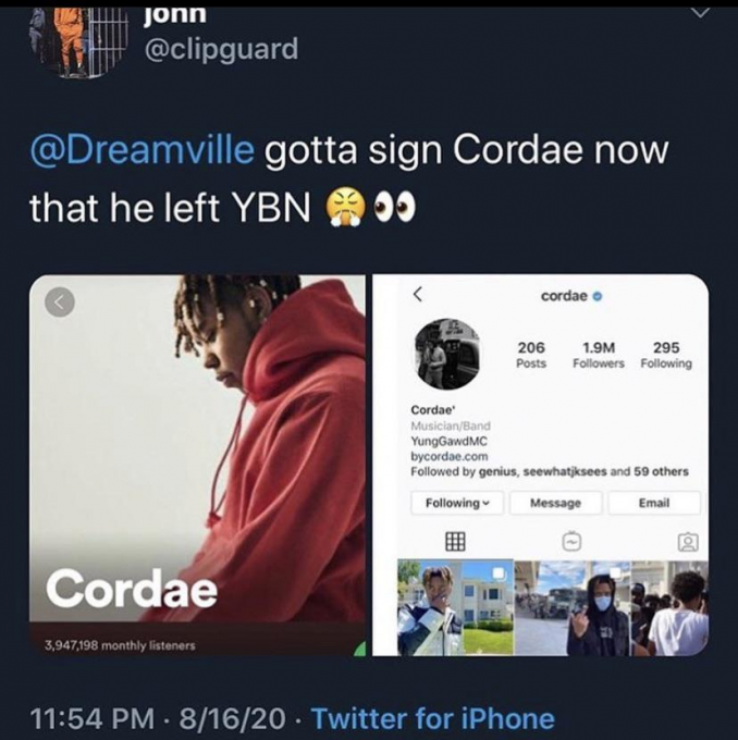 Cordae at Van Buren