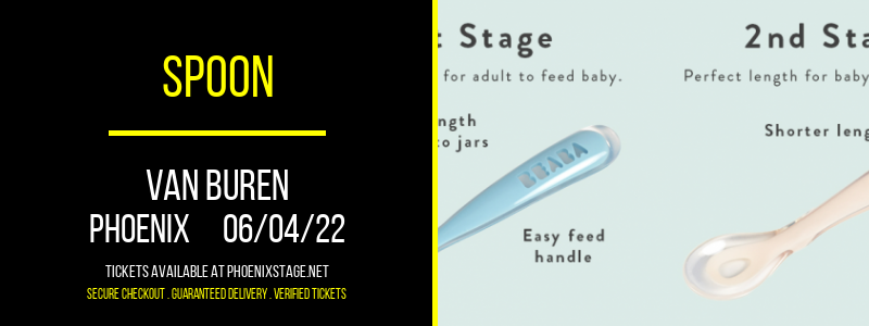 Spoon at Van Buren tickets Spoon at Van Buren