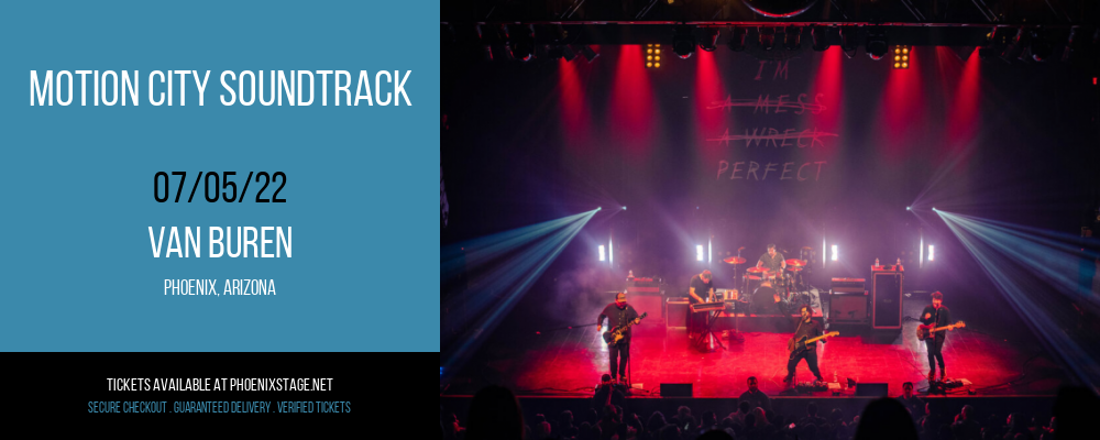 Motion City Soundtrack at Van Buren tickets Motion City Soundtrack at Van Buren