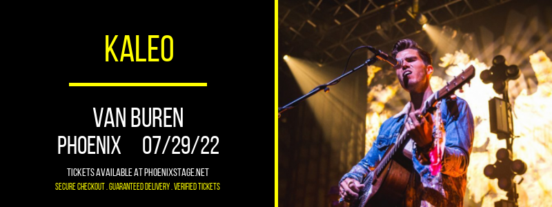 Kaleo at Van Buren tickets Kaleo at Van Buren