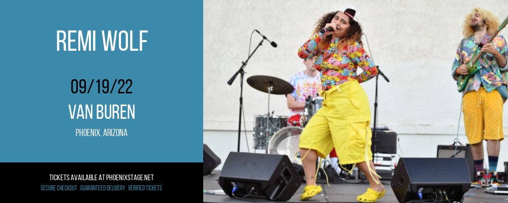 Remi Wolf at Van Buren tickets Remi Wolf at Van Buren