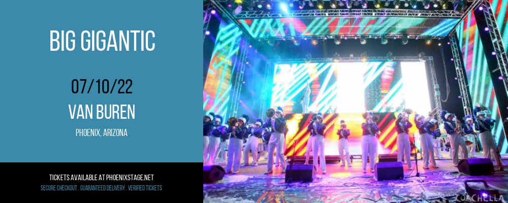 Big Gigantic at Van Buren tickets Big Gigantic at Van Buren