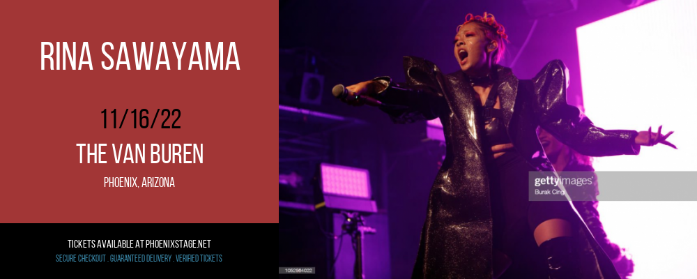 Rina Sawayama at Van Buren tickets Rina Sawayama at Van Buren