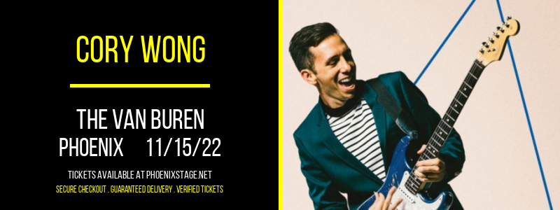 Cory Wong at Van Buren tickets Cory Wong at Van Buren