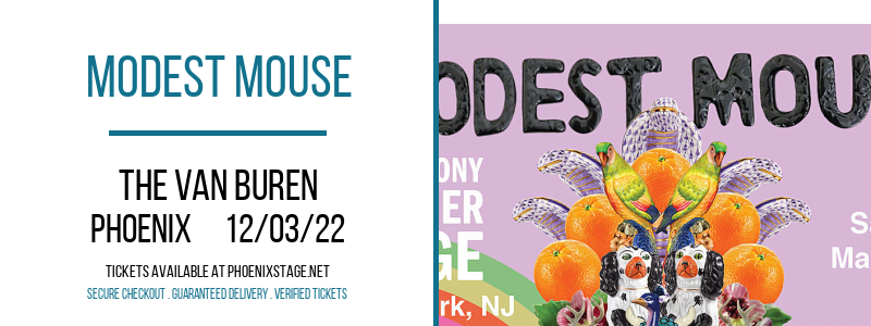 Modest Mouse at Van Buren tickets Modest Mouse at Van Buren