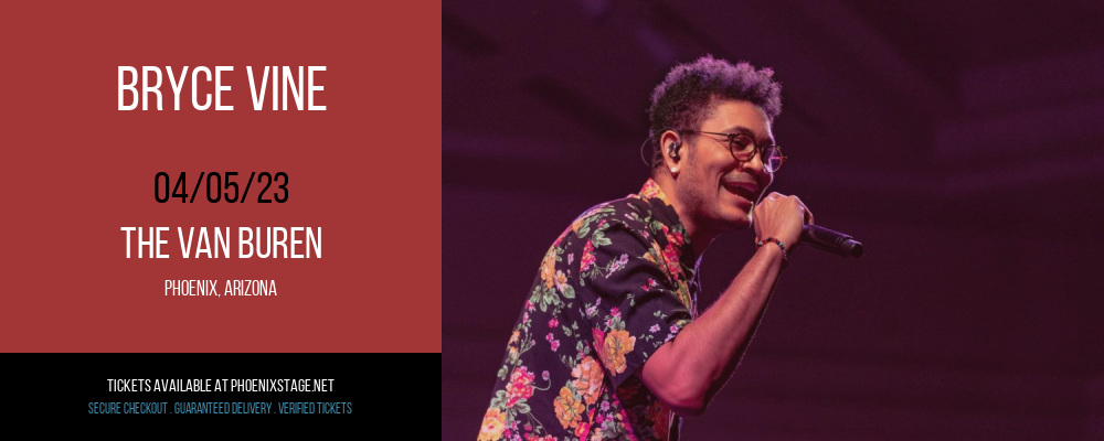 Bryce Vine at Van Buren tickets Bryce Vine at Van Buren
