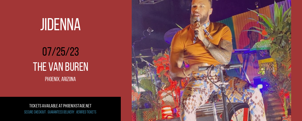 Jidenna [CANCELLED] at Van Buren