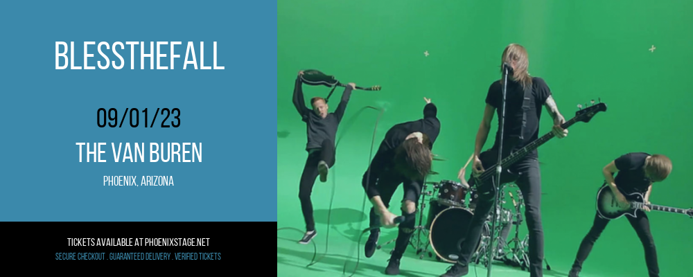 Blessthefall at Van Buren tickets Blessthefall at Van Buren