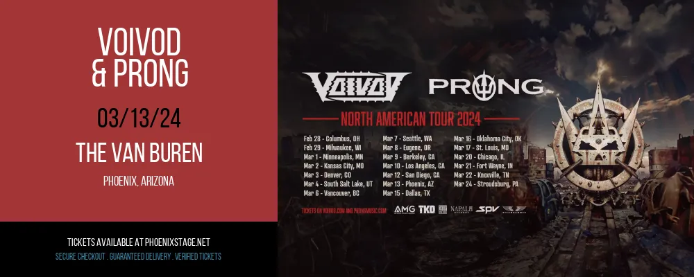 Voivod & Prong at The Van Buren