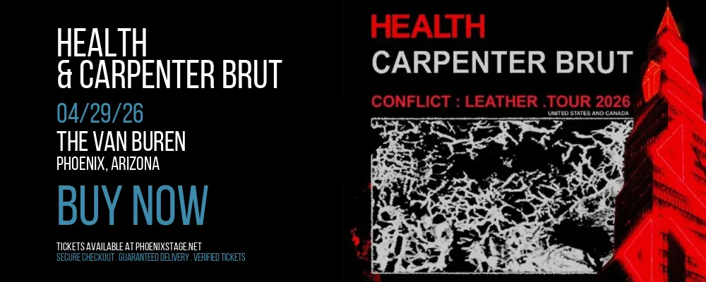 Health & Carpenter Brut at The Van Buren