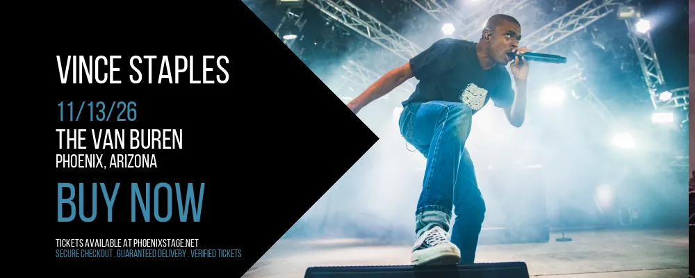Vince Staples at The Van Buren